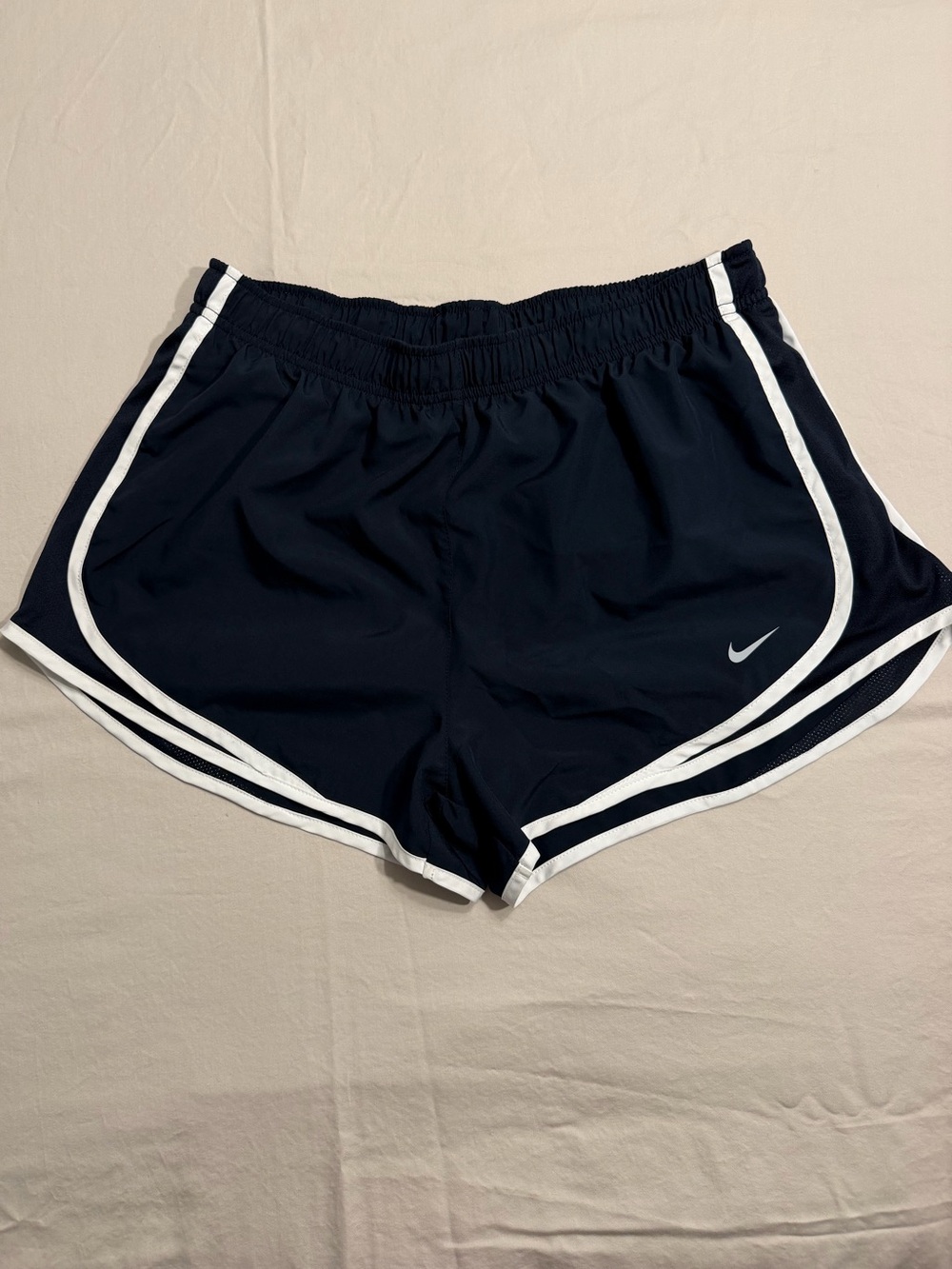 Nike Dri-FIT Running Shorts L Navy White